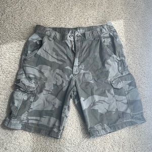 Wrangler Camo Cargo Shorts